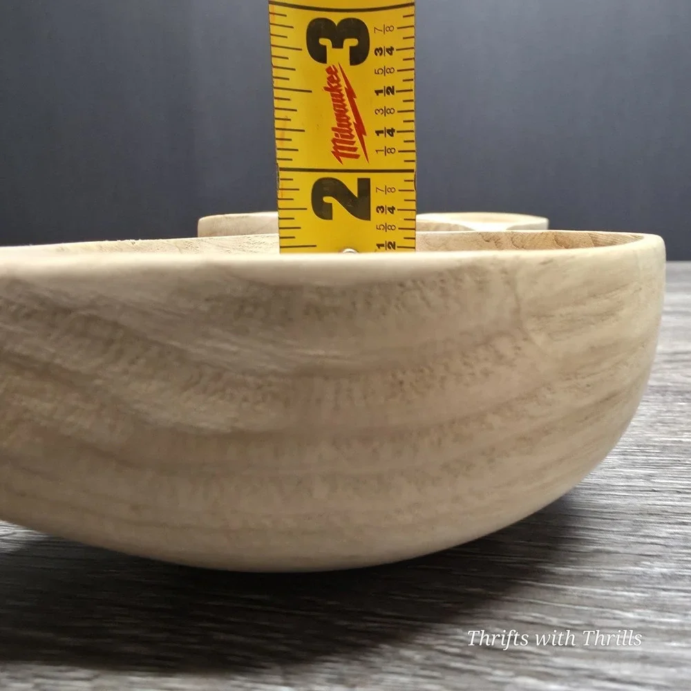 4 Peice Wooden Soup Ladles - Excellent For All Types Of Cooking And Serving Food